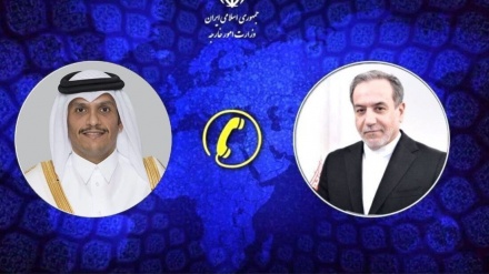 ایران و قطر کے وزرائے خارجہ کی گفتگو