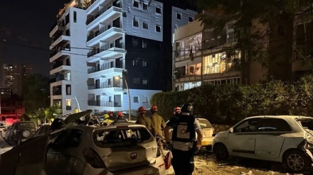 ایران کی جوابی کارروائی  کا آغاز ، حیفا و تل ابیب پر ایران کے میزائلوں کی بارش 