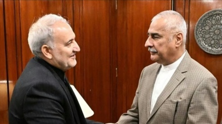 پاکستان کی قومی اسمبلی کے اسپیکر اور ایرانی سفیر کی ملاقات، ایران کی فتح کی مبارکباد 