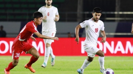 ایران کی فٹبال ٹیم کی شاندار کارکردگی؛ ایران 3 - شمالی کوریا 0 + ویڈیو 