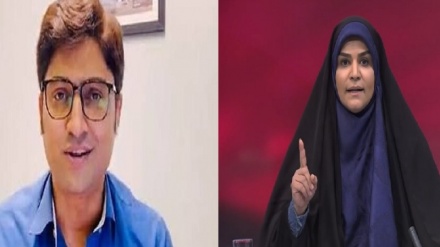 ایرانی خاتون صحافی 