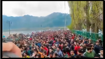 کشمیر میں ایران کے خلاف  صیہونی جارحیت پر مظاہرے 