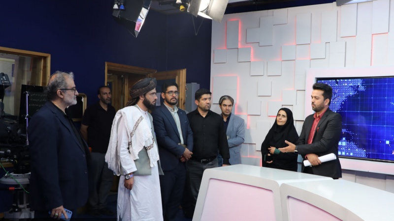 بازدید رایزن فرهنگی حکومت سرپرست افغانستان از تلویزیون سحر افغانستان