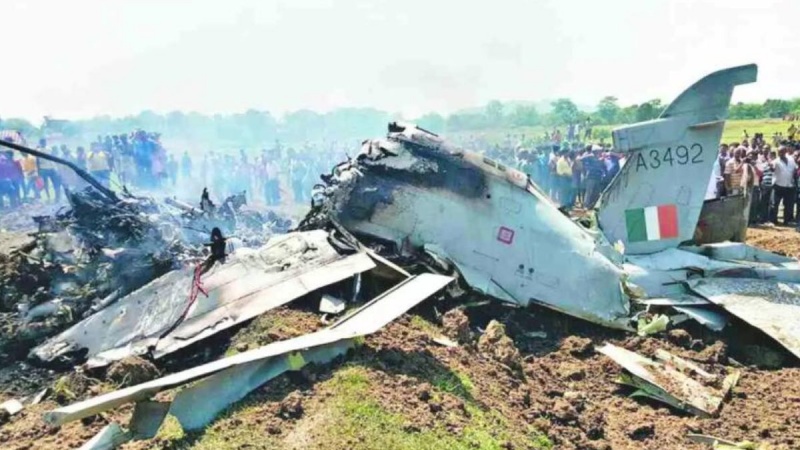 ہندوستان: راجستھان میں ایک لڑاکا طیارہ گر کر تباہ 