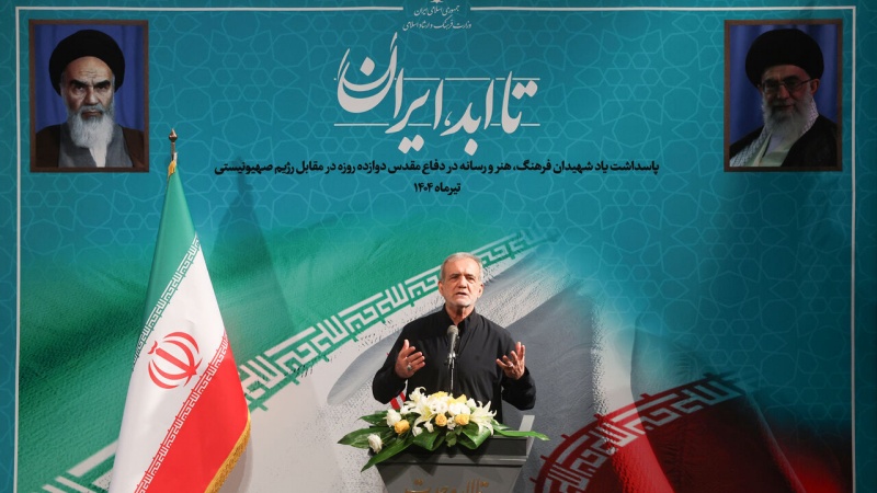 صدر ایران: مغرب والوں کا انسانی حقوق کا دعویٰ جھوٹ کے سوا کچھ نہیں