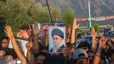 ہندوستان: جموں کشمیر میں ایران کی حمایت میں مظاہرے