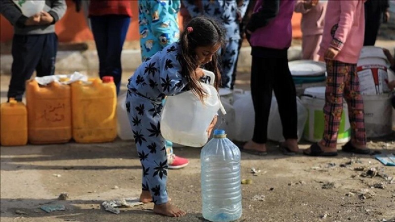 700 fələstinli su növbəsində şəhid edilib