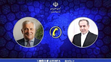 ایران و اٹلی کے وزرائے خارجہ کی ٹیلی فونی گفتگو