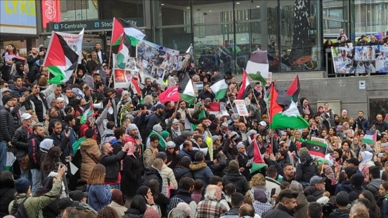 DEMONSTRACIJE U ŠVEDSKOJ U ZNAK OSUDE ZLOČINA CIONISTIČKOG REŽIMA U GAZI