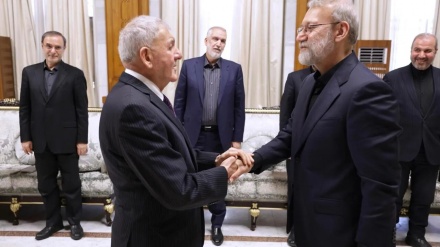 دیداری سکرتێری ئەنجوومەنی ئاسایشی نیشتمانی ئێران لەگەڵ ڕێبەرانی عێراق