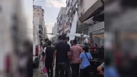 Sionist rejimin casusluq PUA-sı Qəzzədə yerə düşüb