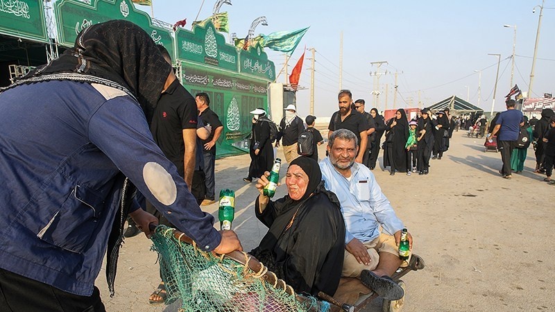 دەرباسبوونی زیارەتکارانی ئەربەعین لە سنووری شەلەمچەوە
