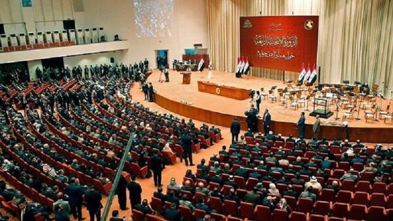 پشتیوانیی پەرلەمانی عێراق لە حەشدی شەعبی لە هەمبەر ئەمریکا