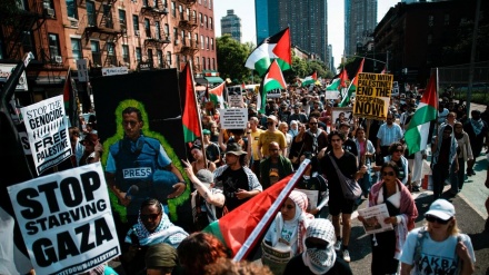 New York- Bi hezaran kesî xwest birsîhîştina gelê Xezzeyê were bidawîhanîn