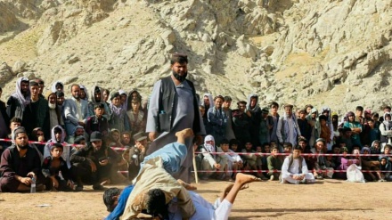 برگزاری رقابت‌های پهلوانی با حضور ۵۰ ورزشکار در ولسوالی نهرین بغلان