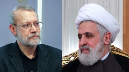 Larîcanî bi Sersekreterê Hizbullaha Libnanê ra civîya