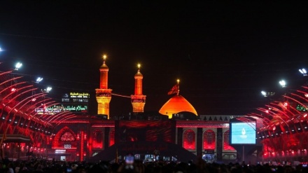  حەرەمی ئیمام حسێن (ع) لە شەوی ئەربەعین