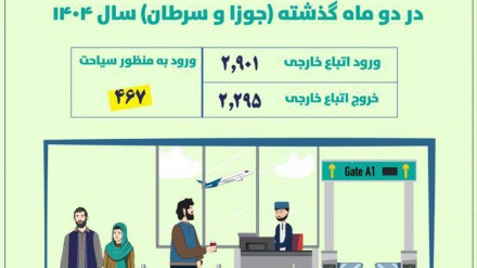 ثبت ورود و خروج بیش از ۵ هزار شهروند خارجی در دو ماه؛ افزایش رفت‌وآمد از گذرگاه‌های زمینی و هوایی افغانستان