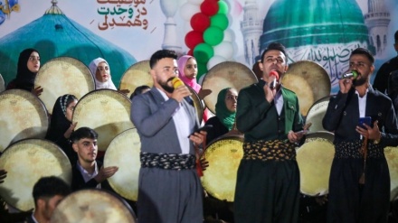 گردبوونەوەی گەورەی دەفژەنانی مەریوان