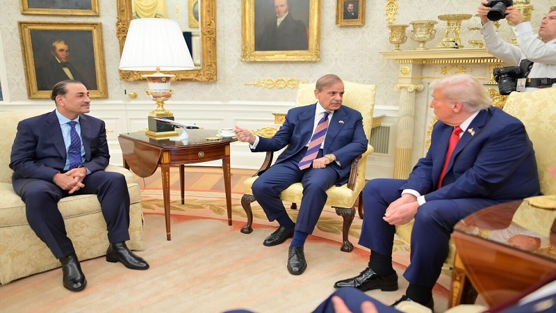پاکستان کے وزیر اعظم کی امریکی صدر سے ملاقات، شہباز شریف نے ٹرمپ کی تعریف کے باندھے پل