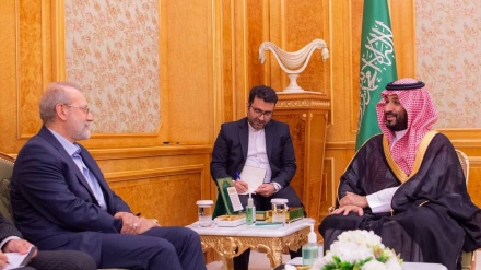 ایران کی اعلی قومی سلامتی کونسل کے سیکریٹری اور سعودی ولی عہد کی ملاقات