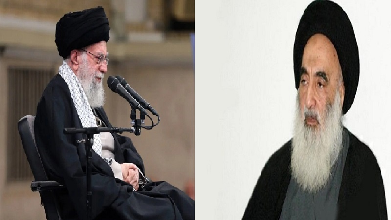 رہبر انقلاب اسلامی نے بزرگ مرجع تقلید آیت اللہ العظمی سیستانی کو پیش کی تعزیت 