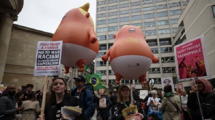 Hêrs û bêzarbûna giştî himber seredana Trump a Ingilîsê