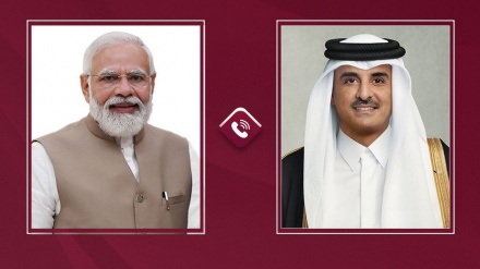ہندوستان کے وزیراعظم اور امیر قطر کی ٹیلی فونی گفتگو؛ صیہونی جارحیت پر تشویش کا اظہار 