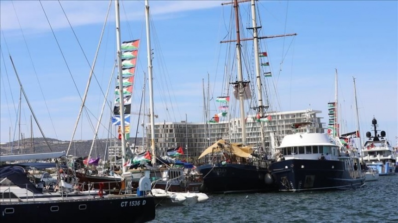 ناوگان «صمود» از ایتالیا به سمت غزه حرکت کرد