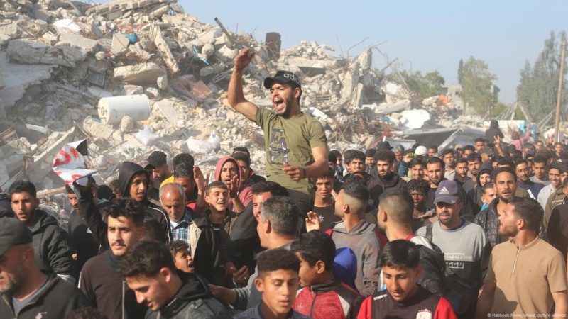 Xwepêşandana xelkê Xezzeyê dijî gefên Netanyahu