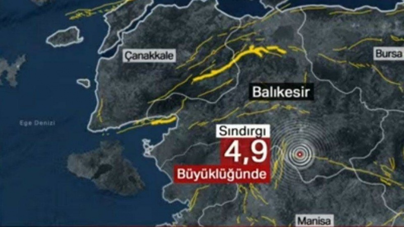 Erdhejê Balikesîra Tirkîyê hejand
