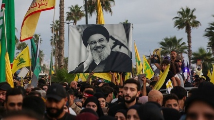 کۆبوونەوەی گەورەی جەماوەری لوبنان لەیەکەم ساڵهاتی شەهادەتی سەیدی خۆڕاگریی