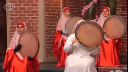 دەف ژەنینی جوانی گروپی مەهتاب