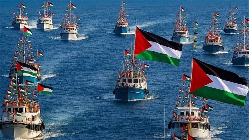 تنها سه روز تا رسیدن ۴۵ کشتی «ناوگان صمود» به غزه باقی است