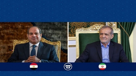 ایران اور مصر کے صدور کی ٹیلی فونی بات چیت؛ خطے کی تازہ ترین صورتحال پر تبادلہ خیال