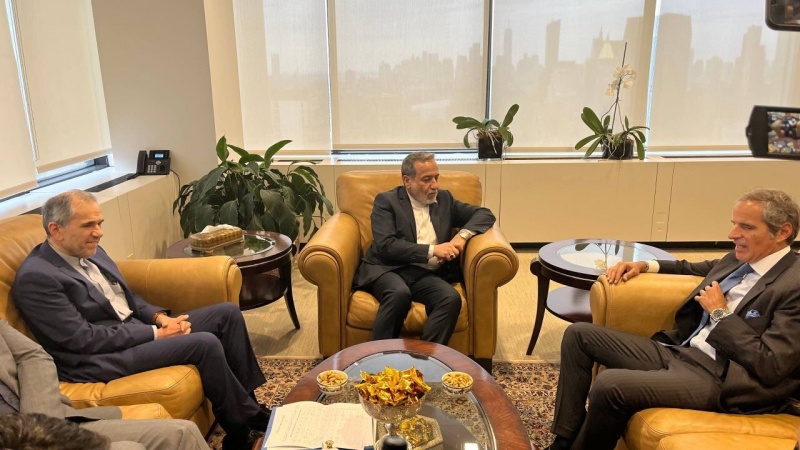 ایران اور آئی اے ای اے کے درمیان نیویارک میں جوہری امور پر تبادلہ خیال