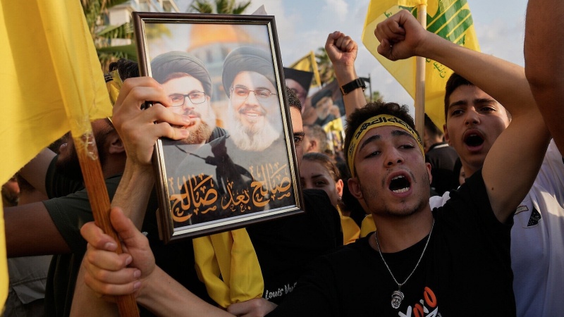 بیروت میں شہیدِ مقاومت کی پہلی برسی، 