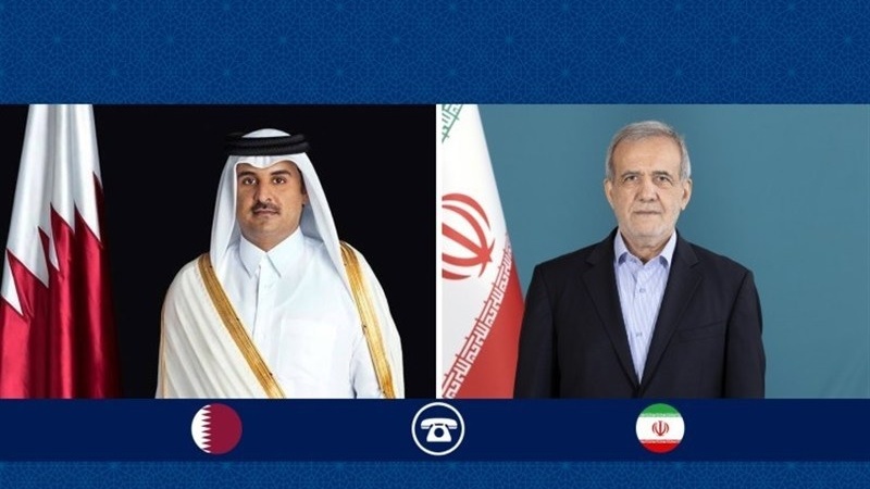 ایران قطر میں اپنے بھائیوں کے ساتھ کھڑا ہے؛ ایرانی صدر اور امیر قطر کی ٹیلی فونی گفتگو 