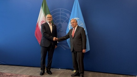 صدر ایران اور اقوام متحدہ کے سیکریٹری جنرل کی ملاقات