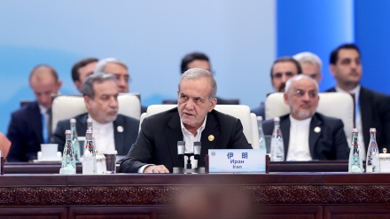 شنگھائی سربراہی اجلاس سے صدر ایران ڈآکٹر پزشکیان کا خطاب