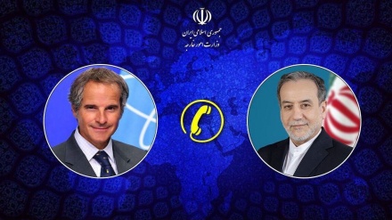 ایرانی وزیرخارجہ اور آئی اے ای اے کے سیکریٹری جنرل کی ٹیلی فونی گفتگو