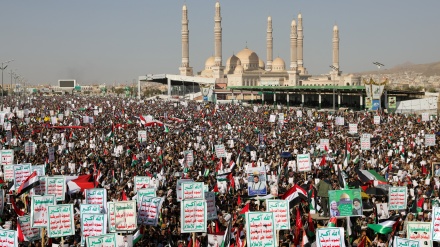  فلسطینی عوام کی حمایت میں یمنی عوام کی شاندار ریلیاں