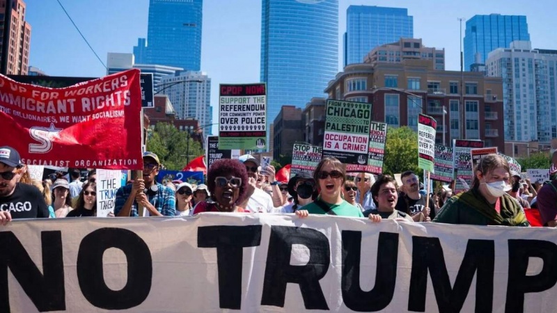 Xwenîşandana dijî Trump li Ameîrkayê