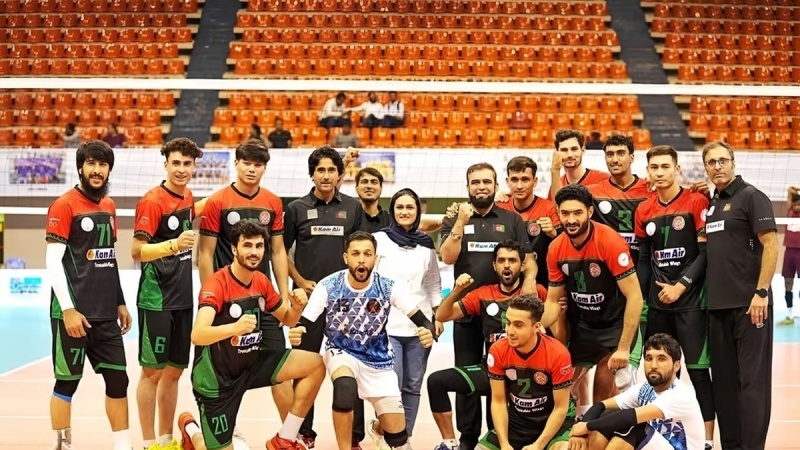 د آسیا سیالیو پایلوبې ته د افغان والیبال ملي ټیم لار موندنه