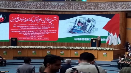 تہران میں فلسطینی بچوں اور نوجواں کے ساتھ یکجہتی کے لئے عظیم الشان اجلاس کا انعقاد