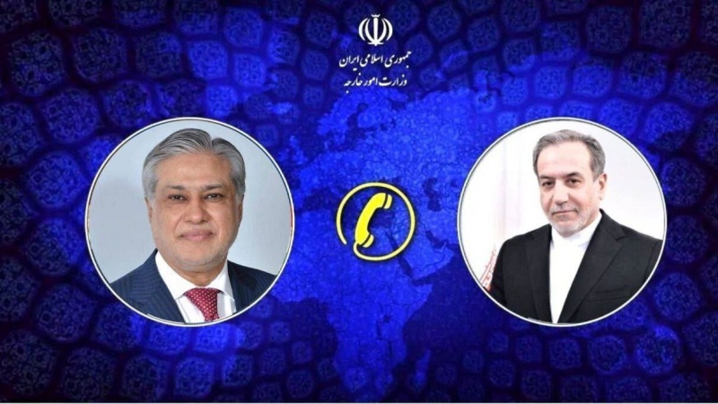 ایران اور پاکستان کے وزرائے خارجہ کی ٹیلی فون پر گفتگو دوطرفہ اور خطے کی صورتحال پر تبادلہ خیال