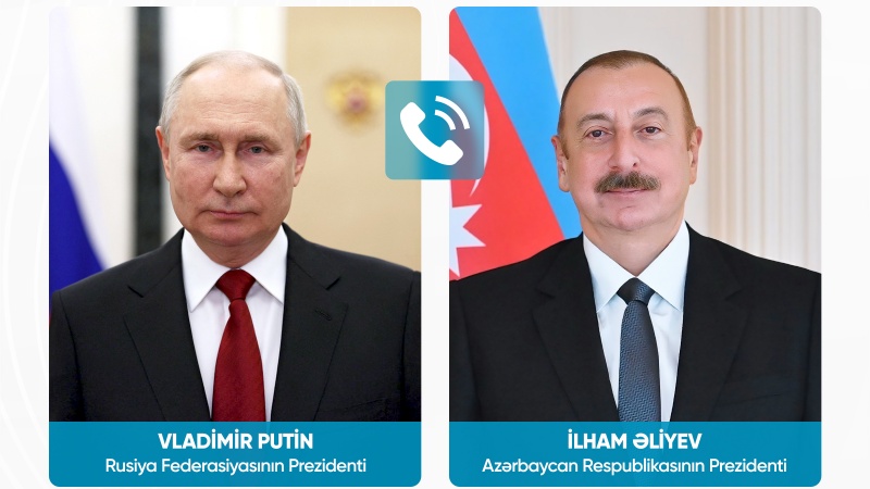 Putin və Əliyev enerji və nəqliyyat sahələrində əməkdaşlığın gücləndirilməsini vurğulayıblar