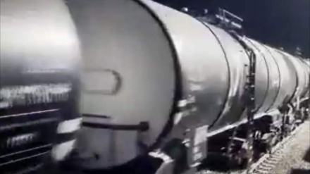 د اوسپنې پټلۍ له لارې د ایراني توکو لومړۍ جوپه افغانستان ته ورسیده