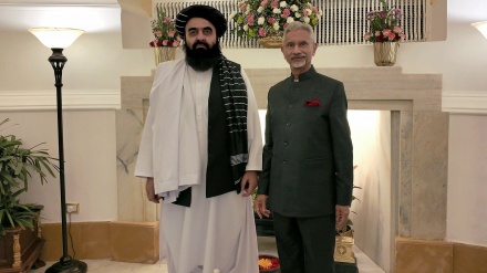 دیدار امیرخان متقی و جی شینکر در دهلی‎نو