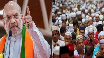 ہندوستانی وزیر داخلہ نے ایک بار پھر ملک کی مسلمان آبادی پر اثھایا سوال